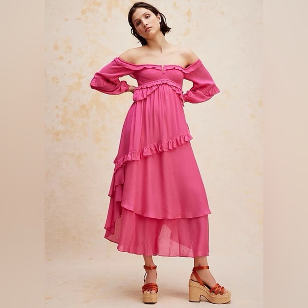 Free People Spell Clementine Mermaid Maxi Dress